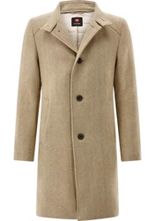 CG Club of Gents Langmantel Mats Beige/Khaki/Braun