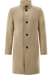 CG Club of Gents Langmantel Mats Beige/Khaki/Braun