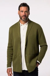 Poloshirt JP 1880 Strickjacke CashmereTouch Schalkragen
