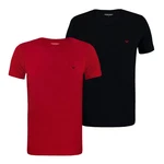 Emporio Armani T-Shirt Kurzarmshirt 2 Pack Rot