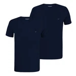 Emporio Armani T-Shirt Kurzarmshirt 2 Pack Dunkelblau