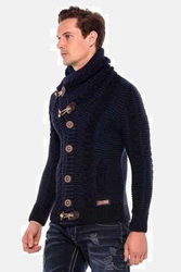 Cipo & Baxx Cardigan Strickjacke mit Knopfleiste CP215 CP215