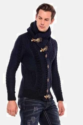 Cipo & Baxx Cardigan Strickjacke mit Knopfleiste CP215 CP215