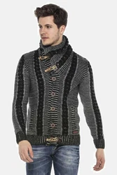 Cipo & Baxx Cardigan Strickjacke mit Knopfleiste CP215 CP215