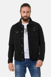 Jeansjacke Jacke mit Knopfleiste, CJ289
