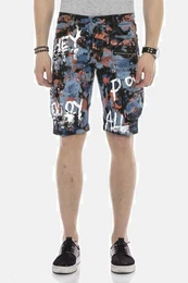 Jeansbermudas Bermuda & Short mit angesagtem Denim-Coating, CK204