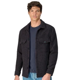 Langarmhemd Hemdjacke uni