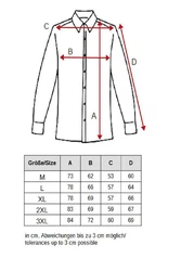Egomaxx Blouson Thermohemd Holzfäller Gefütterte Jacke (2596) Weiß/Rot (2596)