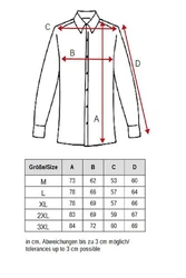 Egomaxx Blouson Thermohemd Holzfäller Gefütterte Jacke (2596) Weiß/Rot (2596)