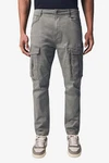 Next Slim Fit Cargohose mit Stretch und Reißverschluss Khaki/Dunkelgrün/Hellgrau/Grau