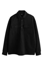 Rugbyshirt Langrmeliges Rugby-Shirt (1-tlg)