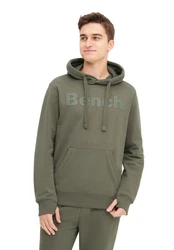 Bench. Kapuzensweatshirt Hoodie PROBERT Dunkelgrün/Grün/Beige