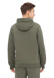Bench. Kapuzensweatshirt Hoodie PROBERT Dunkelgrün/Grün/Beige