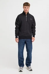!Solid Troyer Pullover mit Backprint 
