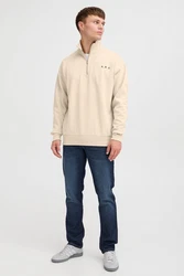 !Solid Troyer Pullover mit Backprint 