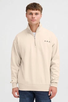 !Solid Troyer Pullover mit Backprint 