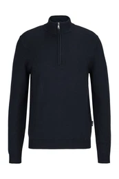 Strickjacke QUARTER ZIP - VISCOSE BLEND - 2 gg