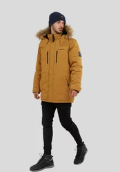 Fundango Winterjacke Spirit Parka Braun/Beige/Orange/Gelb/Gold
