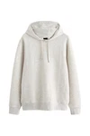Next Kapuzensweatshirt Premium Hoodie mit Struktur Grau/Khaki/Hellgrau
