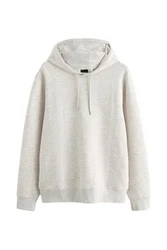 Next Kapuzensweatshirt Premium Hoodie mit Struktur Grau/Khaki/Hellgrau