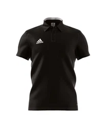 adidas Performance T-Shirt Condivo 18 Cotton Poloshirt Schwarz/Dunkelbraun