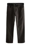 Next Straight-Jeans Authentische Straight Fit Jeans mit Gürtel Khaki/Dunkelbraun