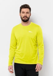 Jack Wolfskin Rundhalspullover SKY THERMAL L/S Gelb/Grün