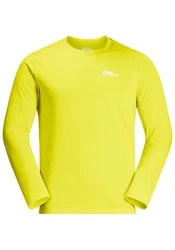 Jack Wolfskin Rundhalspullover SKY THERMAL L/S Gelb/Grün