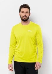 Jack Wolfskin Rundhalspullover SKY THERMAL L/S Gelb/Grün