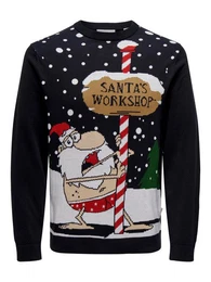 Strickpullover ONSXMAS REG 5 PLACE CREW KNIT