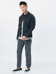 Blend Jeansjacke (1-St) Dunkelblau/Blau/Hellblau