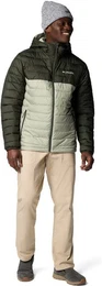 Funktionsjacke Powder Lite II Hooded Jacket SAFARI, GREENSCAPE
