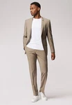Roy Robson Anzughose Modischer Anzug Slim Fit Khaki/Beige