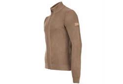 JOOP! Jeans Strickjacke 'Hajor' Braun/Beige/Khaki/Grau