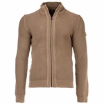 JOOP! Jeans Strickjacke 'Hajor' Braun/Beige/Khaki/Grau