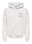 Only & Sons Sweatshirt Grau/Weiß/Hellgrau/Silber