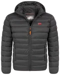 Geographical Norway Steppjacke Herren Parka Dunkelgrau/Grau/Schwarz Geographical Norway Steppjacke Herren Parka Dunkelgrau/Grau/Schwarz