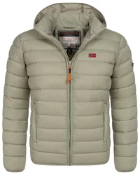 Geographical Norway Steppjacke Herren Parka Khaki/Dunkelgrün/Beige