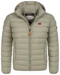 Geographical Norway Steppjacke Herren Parka Khaki/Dunkelgrün/Beige