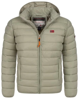 Geographical Norway Steppjacke Herren Parka Khaki/Dunkelgrün/Beige