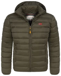 Geographical Norway Steppjacke Herren Parka Dunkelgrün/Khaki