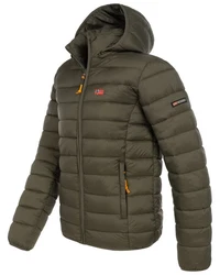 Geographical Norway Steppjacke Herren Parka Dunkelgrün/Khaki