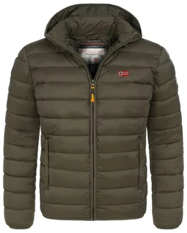 Geographical Norway Steppjacke Herren Parka Dunkelgrün/Khaki