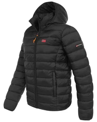 Geographical Norway Steppjacke Herren Parka Schwarz/Dunkelgrau/Grau