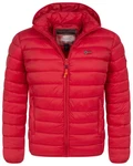 Geographical Norway Steppjacke Herren Parka Rot/Dunkelrot Geographical Norway Steppjacke Herren Parka Rot/Dunkelrot