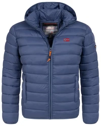Geographical Norway Steppjacke Herren Parka Hellblau/Dunkelblau/Blau