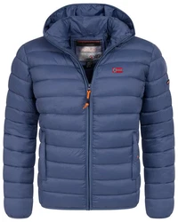 Geographical Norway Steppjacke Herren Parka Hellblau/Dunkelblau/Blau