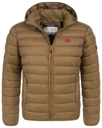 Geographical Norway Steppjacke Herren Parka Braun/Khaki/Beige