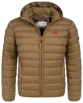 Geographical Norway Steppjacke Herren Parka Braun/Khaki/Beige