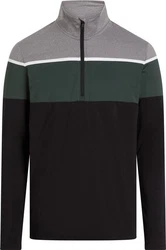 McKINLEY Rollkragenshirt He.-Unterjacke Diego II Schwarz Nacht/Grün Dunkel